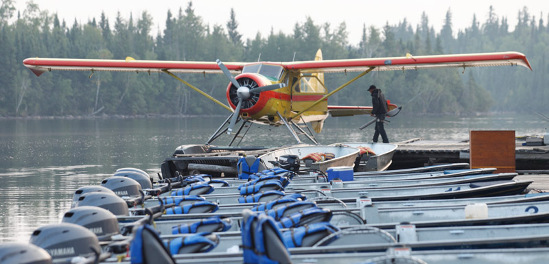 Float plane docking